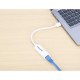 Manhattan Adaptateur réseau Gigabit USB-A, 10/100/1000 Mbit/s, 5 Gbit/s (USB 3.2 Gen 1 / USB 3.0), RJ45, blanc, garantie 3 ans, équivalent à USB31000SW