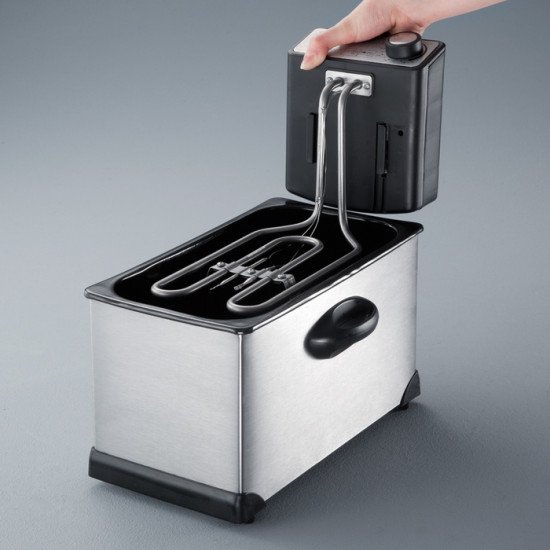 Severin FR 2431 friteuse Unique 3 L Autonome 2000 W Acier inoxydable Severin FR 2431 friteuse Unique 3 L Autonome 2000 W Acier inoxydable
