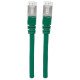 Intellinet Câble patch réseau Cat6A, 0,5 m, vert, cuivre, S/FTP, LSOH/LSZH, PVC, RJ45, contacts plaqués or, anti-accroc, avec manchon, garantie à vie