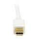 StarTech.com Adaptateur Mini DisplayPort vers DVI - Câble Mini DP / DVI-D 1080p / 1920x1200 - Blanc 91 cm