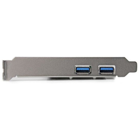 StarTech.com Carte Contrôleur PCI Express (PCI-E) vers Hub Interne 2 ports USB 3.0 - Alimentation SATA