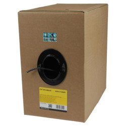 StarTech.com Bobine Câble Réseau Ethenet Cat 5e Solide UTP inifugé CMR (Riser) en vrac - 304,8 m Noir StarTech.com Bobine Câble Réseau Ethenet Cat 5e Solide UTP inifugé CMR (Riser) en vrac - 304,8 m Noir