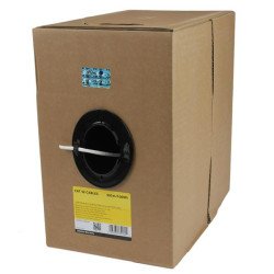 StarTech.com Bobine Câble Réseau Ethenet Cat 5e Solide UTP inifugé CMR (Riser) en vrac - 304,8 m Blanc StarTech.com Bobine Câble Réseau Ethenet Cat 5e Solide UTP inifugé CMR (Riser) en vrac - 304,8 m Blanc