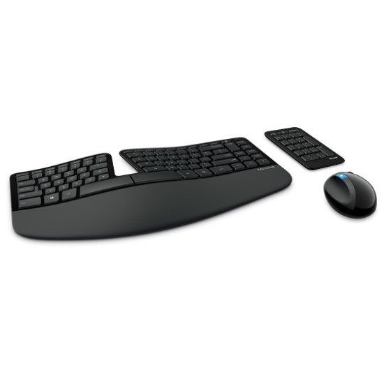 Microsoft Sculpt Ergonomic Desktop Clavier sans fil Noir QWERTZ LU Microsoft Sculpt Ergonomic Desktop Clavier sans fil Noir QWERTZ LU