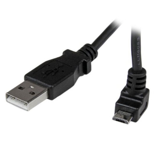 StarTech.com Câble Micro USB 1 m - A vers Micro B coudé 90° vers le haut