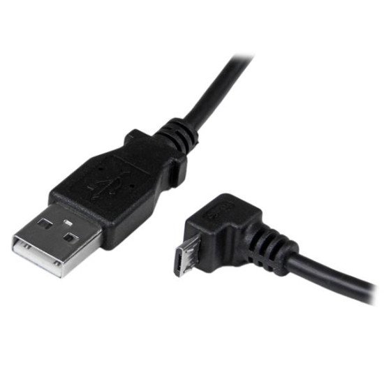 StarTech.com Câble Micro USB 2 m - A vers Micro B coudé 90° vers le bas