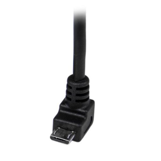 StarTech.com Câble Micro USB 2 m - A vers Micro B coudé 90° vers le bas