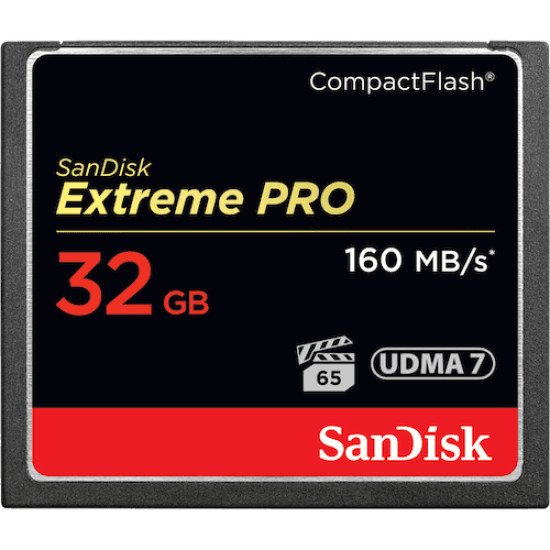 Sandisk 32GB Extreme Pro CF 160MB/s mémoire flash 32 Go CompactFlash
