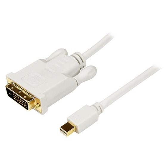 StarTech.com Adaptateur Mini DisplayPort vers DVI - Câble Mini DP / DVI-D 1080p / 1920x1200 - Blanc 3 m