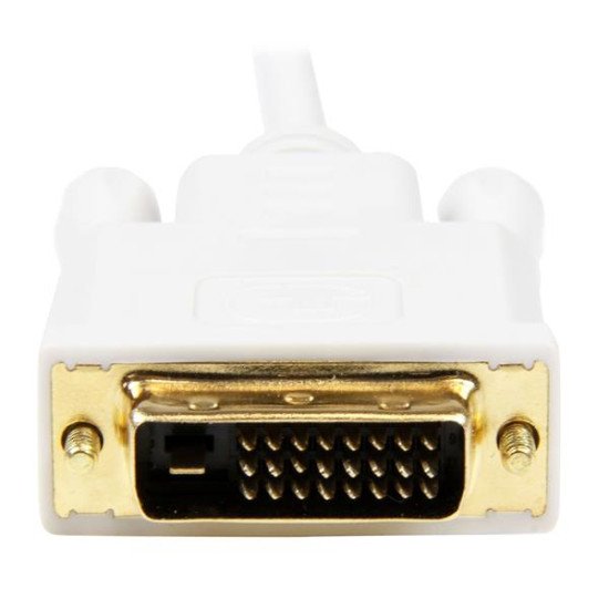 StarTech.com Adaptateur Mini DisplayPort vers DVI - Câble Mini DP / DVI-D 1080p / 1920x1200 - Blanc 3 m