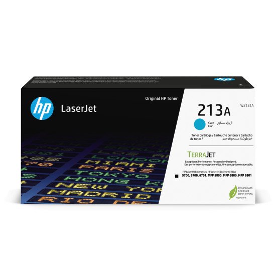 HP Toner cyan LaserJet authentique 213A