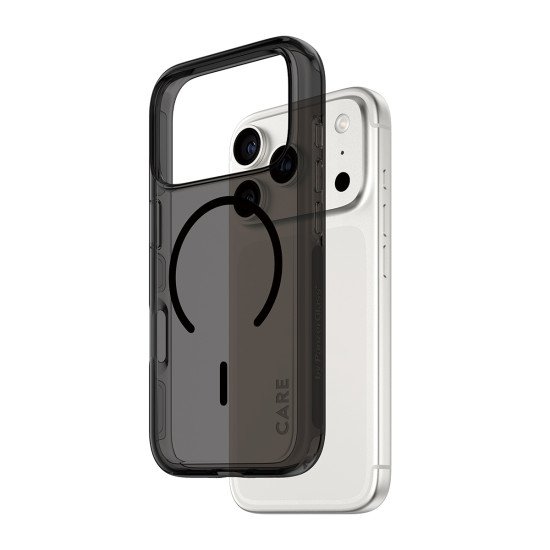 PanzerGlass CARE by ® Flagship Case Urban Explorer Smokey w. Black MagSafe iPhone 17 Pro coque de protection pour téléphones portables Housse Noir PanzerGlass CARE by ® Flagship Case Urban Explorer Smokey w. Black MagSafe iPhone 17 Pro coque de protection pour téléphones portables Housse Noir