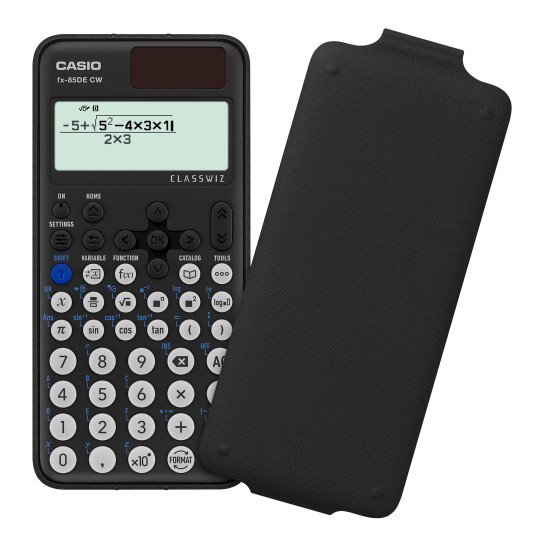 Casio FX-85DE CW calculatrice Poche Calculatrice scientifique Noir