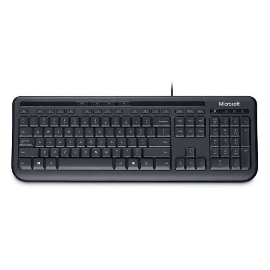 Microsoft Wired Keyboard 600 Clavier USB QWERTY US Noir Microsoft Wired Keyboard 600 Clavier USB QWERTY US Noir
