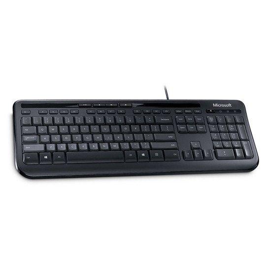 Microsoft Wired Keyboard 600 Clavier USB QWERTY US Noir Microsoft Wired Keyboard 600 Clavier USB QWERTY US Noir