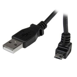StarTech.com Câble Micro USB 2 m - A vers Micro B coudé 90° vers le haut StarTech.com Câble Micro USB 2 m - A vers Micro B coudé 90° vers le haut