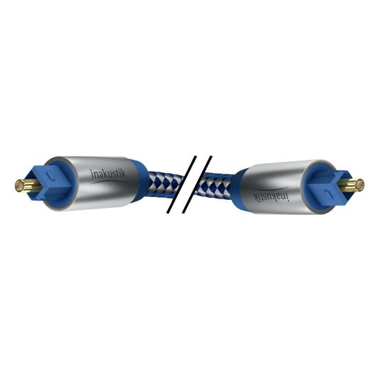 Inakustik 0041203 câble audio 3 m TOSLINK Bleu, Argent