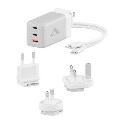ALOGIC WCM3X67G chargeur d'appareils mobiles Smartphone, Tablette Gris, Blanc Secteur Intérieure