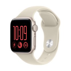 Apple Watch SE (3nd generation) OLED 40 mm Numérique 324 x 394 pixels Écran tactile Beige Wifi GPS (satellite)