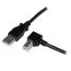 StarTech.com Câble USB 2.0 A vers USB B Coudé à droite Mâle / Mâle pour imprimante - 1 m - Noir StarTech.com Câble USB 2.0 A vers USB B Coudé à droite Mâle / Mâle pour imprimante - 1 m - Noir