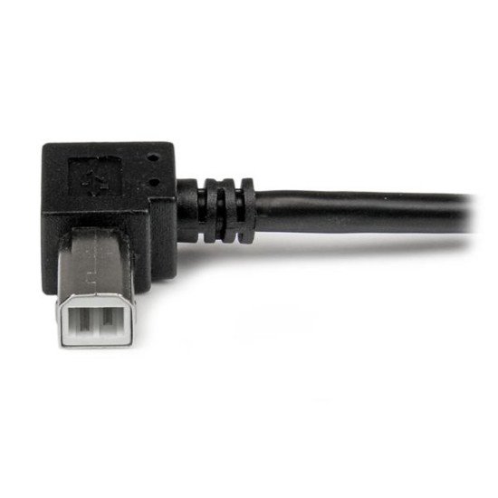 StarTech.com Câble USB 2.0 A vers USB B Coudé à droite Mâle / Mâle pour imprimante - 1 m - Noir