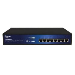 ALLNET ALL8804POE+ commutateur réseau Non-géré L2 Gigabit Ethernet (10/100/1000) Connexion Ethernet POE Noir, Bleu ALLNET ALL8804POE+ commutateur réseau Non-géré L2 Gigabit Ethernet (10/100/1000) Connexion Ethernet POE Noir, Bleu