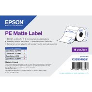 Epson PE Matte Label - Die-cut Roll: 76mm x 127mm, 220 labels Epson PE Matte Label - Die-cut Roll: 76mm x 127mm, 220 labels