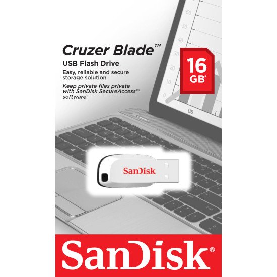 Sandisk Cruzer Blade lecteur USB flash 16 Go Type-A 2.0 