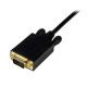 StarTech.com Adaptateur Mini DisplayPort vers VGA - Câble Display Port Mâle VGA Mâle 1920x1200 - Noir 91cm