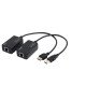 LogiLink Line Extender USB via CAT5/6 carte et adaptateur d'interfaces