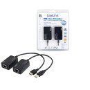 LogiLink Line Extender USB via CAT5/6 carte et adaptateur d'interfaces