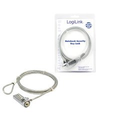 LogiLink Notebook Security Lock w/ Combination câble antivol 1,5 m LogiLink Notebook Security Lock w/ Combination câble antivol 1,5 m