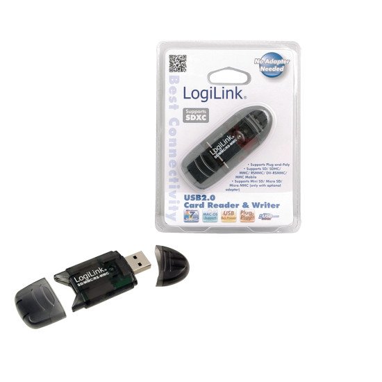 LogiLink Cardreader USB 2.0 Stick external for SD/MMC lecteur de carte mémoire 