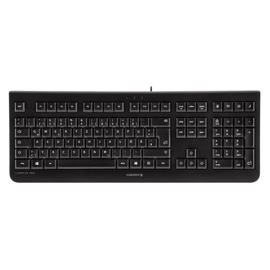 CHERRY KC 1000 clavier USB QWERTZ DE Noir