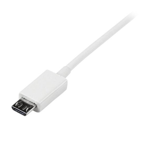 StarTech.com Câble Micro USB 1 m - A vers Micro B - Blanc