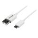 StarTech.com Câble Micro USB 2 m - A vers Micro B - Blanc