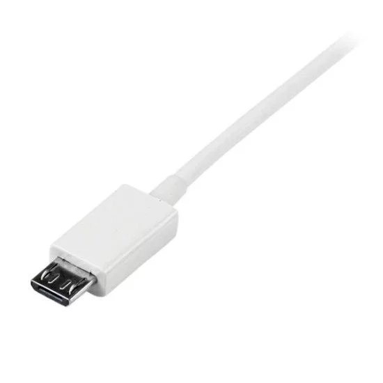 StarTech.com Câble Micro USB 2 m - A vers Micro B - Blanc StarTech.com Câble Micro USB 2 m - A vers Micro B - Blanc
