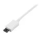 StarTech.com Câble Micro USB 2 m - A vers Micro B - Blanc StarTech.com Câble Micro USB 2 m - A vers Micro B - Blanc