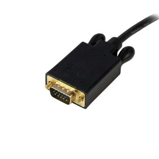StarTech.com Adaptateur DisplayPort vers VGA - Câble Display Port Mâle VGA Mâle 1920x1200 - Noir 4,5m
