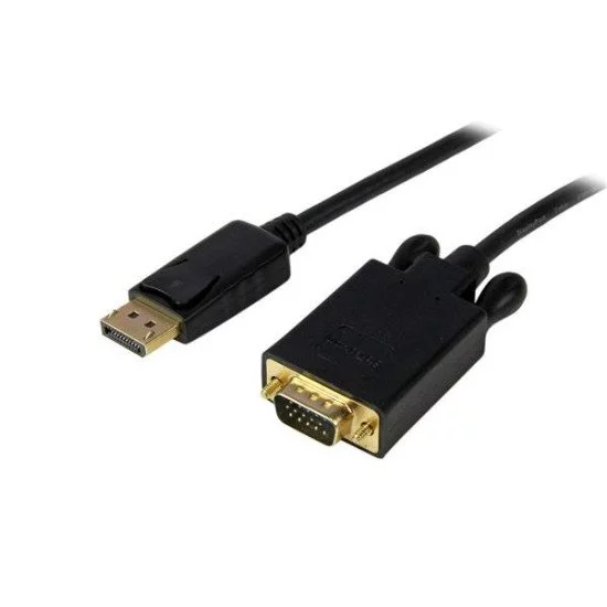 StarTech.com Adaptateur DisplayPort vers VGA - Câble Display Port Mâle VGA Mâle 1920x1200 - Noir 4,5m StarTech.com Adaptateur DisplayPort vers VGA - Câble Display Port Mâle VGA Mâle 1920x1200 - Noir 4,5m