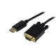 StarTech.com Adaptateur DisplayPort vers VGA - Câble Display Port Mâle VGA Mâle 1920x1200 - Noir 4,5m StarTech.com Adaptateur DisplayPort vers VGA - Câble Display Port Mâle VGA Mâle 1920x1200 - Noir 4,5m