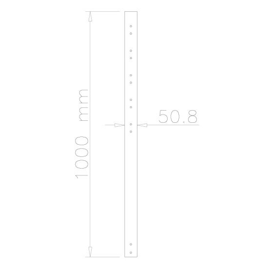 Newstar FPMA-CP100 Tube de rallonge écrans plat