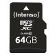 Intenso 64GB MicroSDHC mémoire flash 64 Go MicroSDXC Classe 10