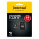 Intenso 64GB MicroSDHC mémoire flash 64 Go MicroSDXC Classe 10