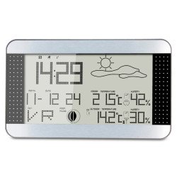 Alecto WS-1700 Noir, Argent LCD Batterie