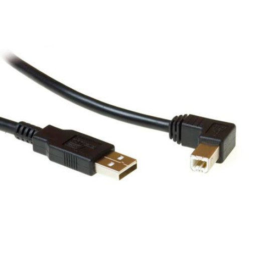 ACT USB 2.0 A - B câble USB 1,8 m USB A USB B Noir