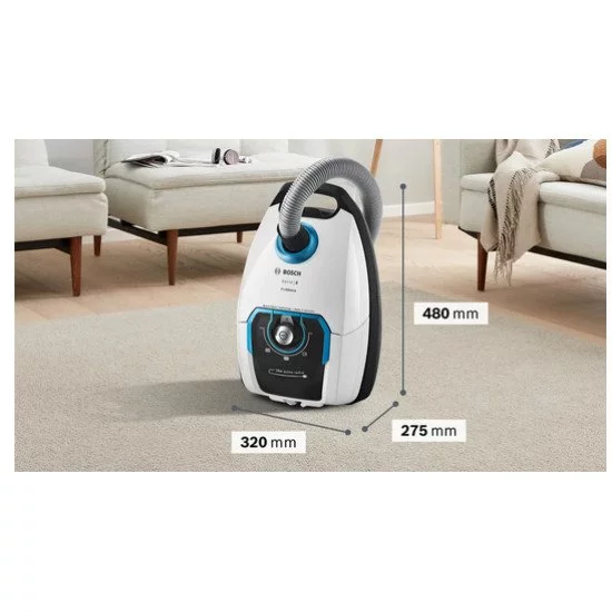 Bosch Serie 8 BGB75XSIL Aspirateur 5 L Aspirateur sans sac Sec 650 W Sac à poussière Bosch Serie 8 BGB75XSIL Aspirateur 5 L Aspirateur sans sac Sec 650 W Sac à poussière