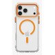 Spigen Ultra Hybrid Optik S (Mag Fit) coque de protection pour téléphones portables 17,5 cm (6.9") Housse Transparent, Orange