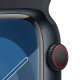 Apple Watch Series 9 45 mm Numérique 396 x 484 pixels Écran tactile 4G Noir Wifi GPS (satellite)