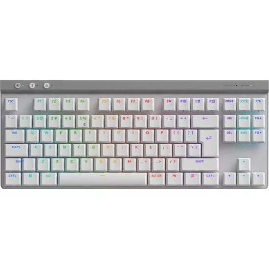 Logitech G G515 clavier Jouer RF sans fil + Bluetooth QWERTY US International Blanc Logitech G G515 clavier Jouer RF sans fil + Bluetooth QWERTY US International Blanc